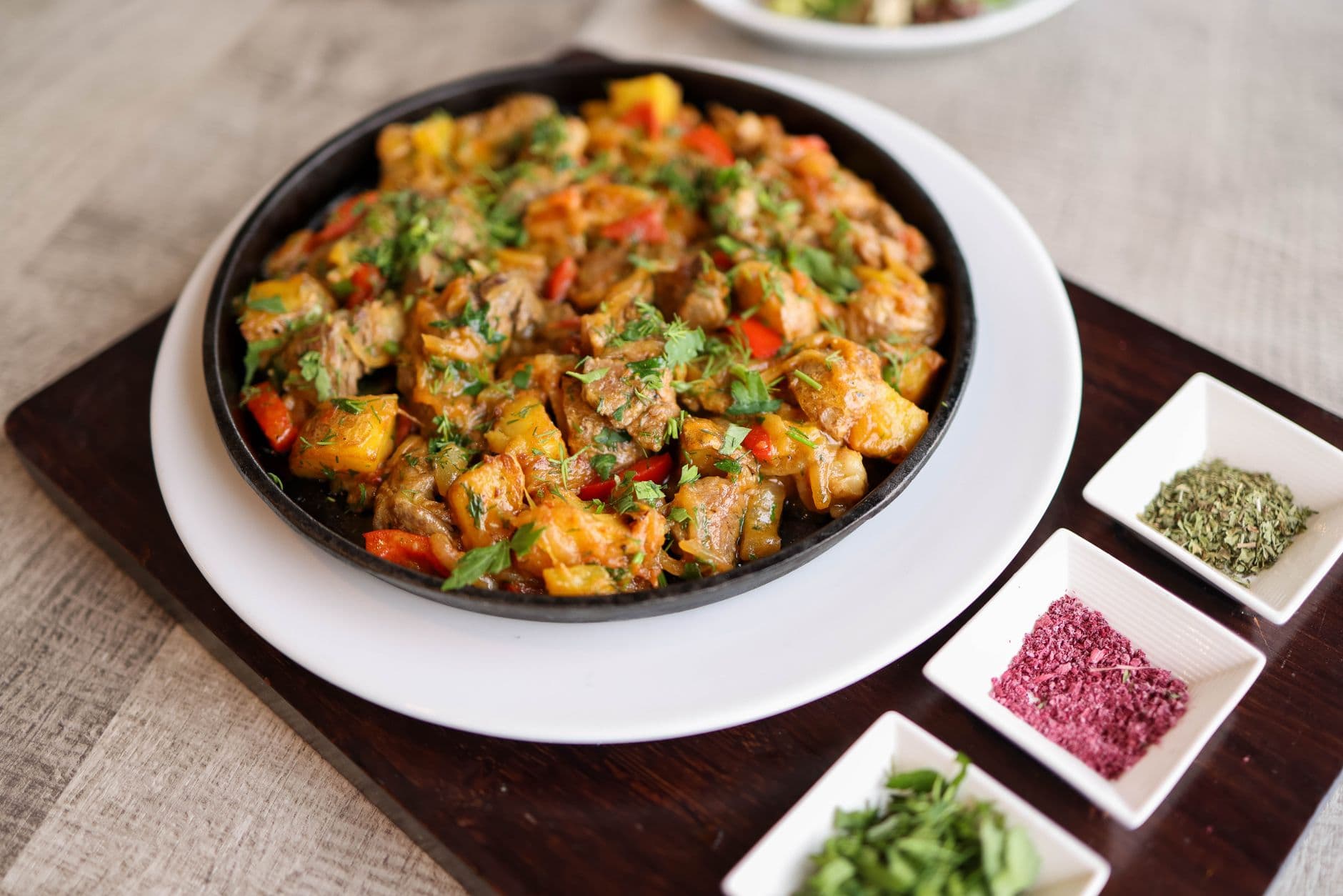 Beef Potato Pepper Skillet