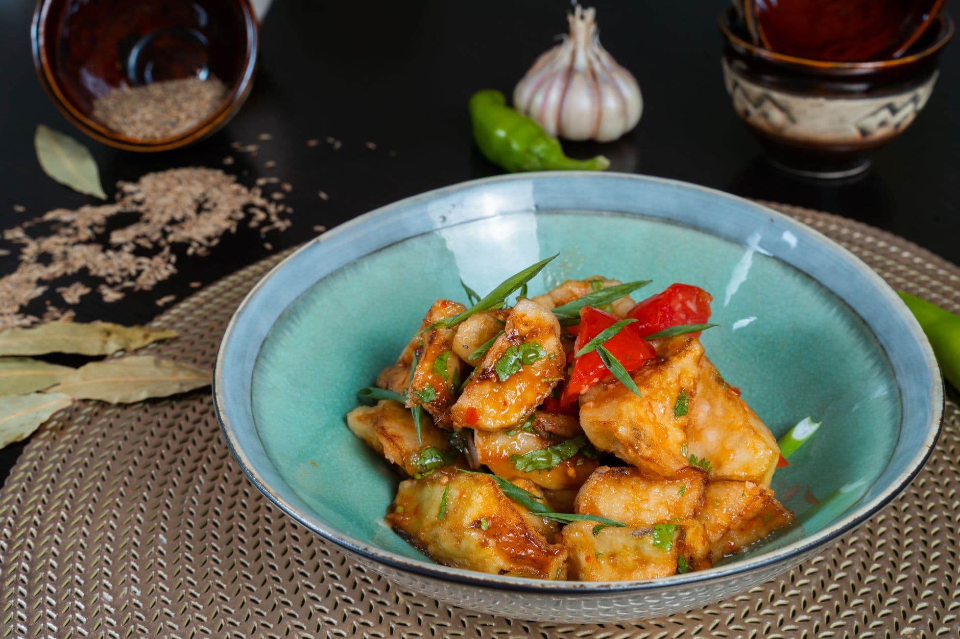 Honey Garlic Chicken Rice Bowl