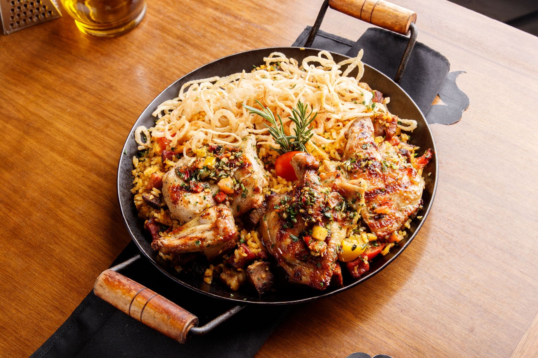 Chicken Paprika Rice Skillet