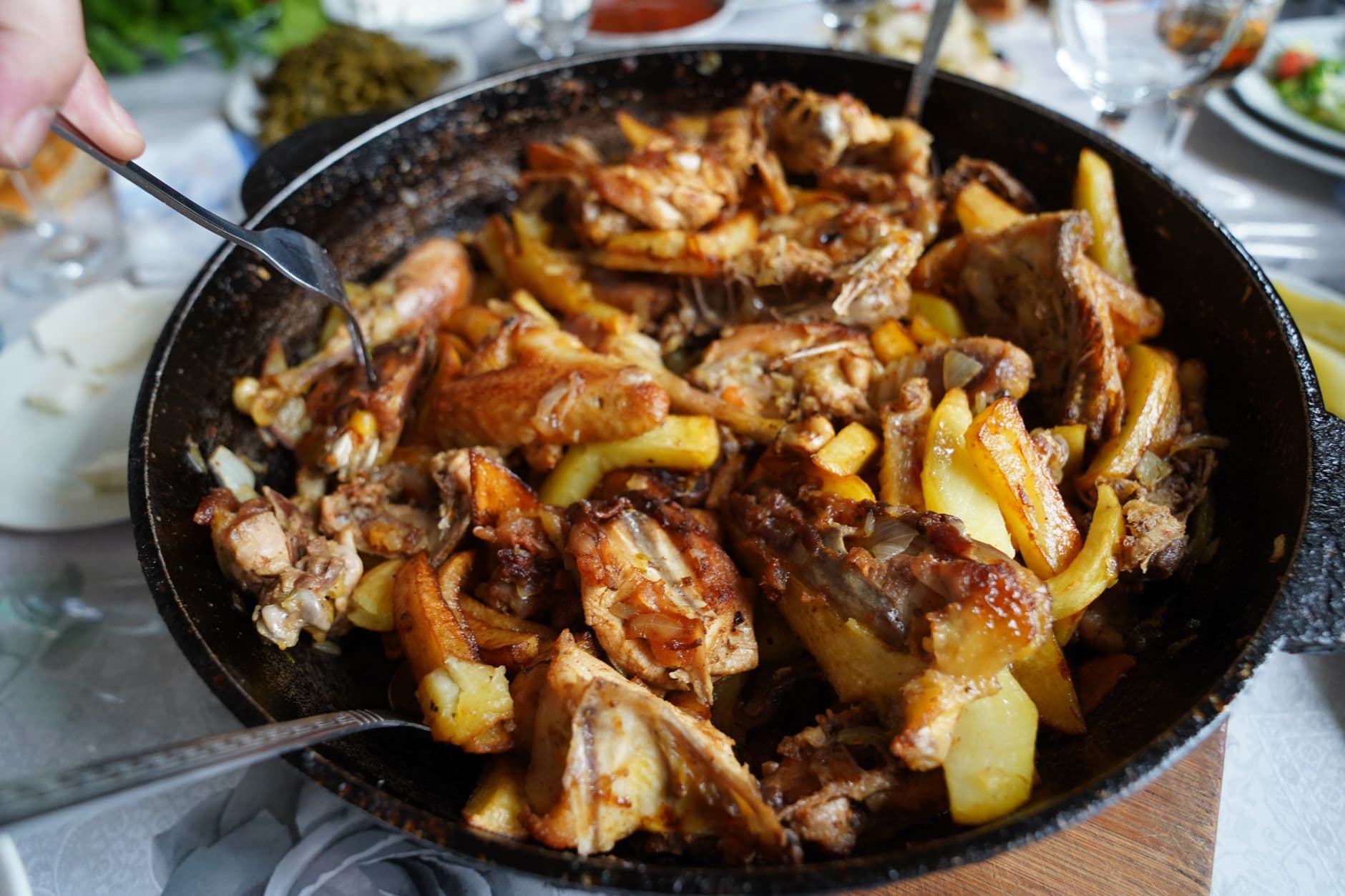 Chicken Potato Yogurt Bowl