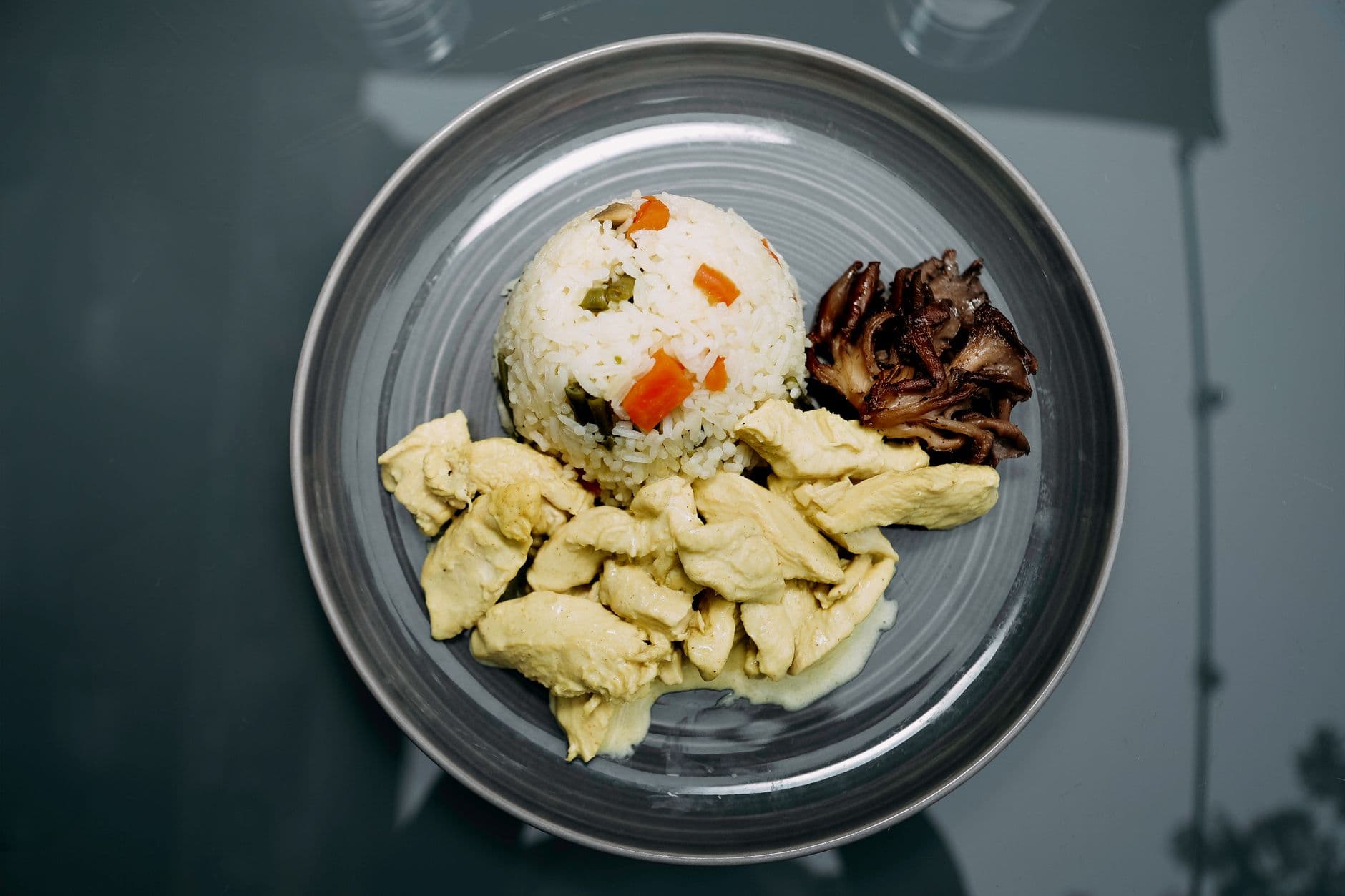 Simple Chicken Rice Veggie Box