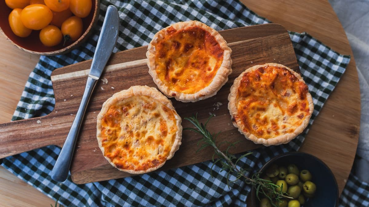 Individual baked egg cups, as a serving illustration