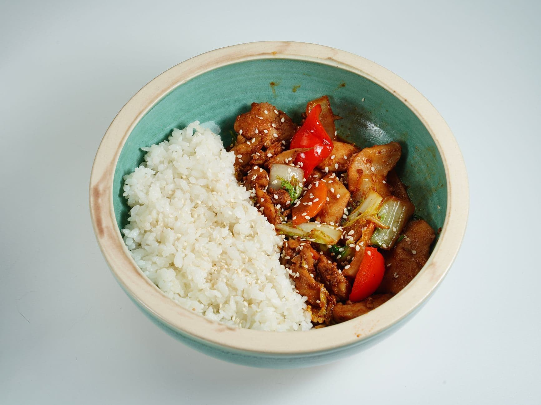 Koreanische Hähnchen-Bulgogi-Bowl