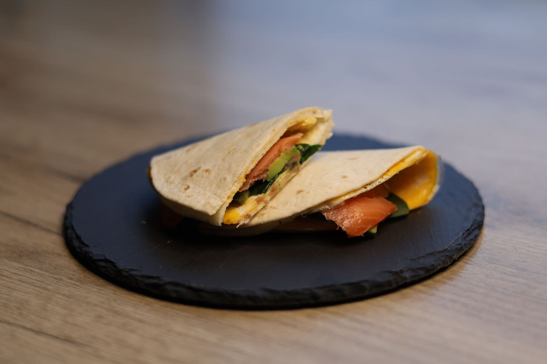Spinach Egg Cheese Breakfast Wrap