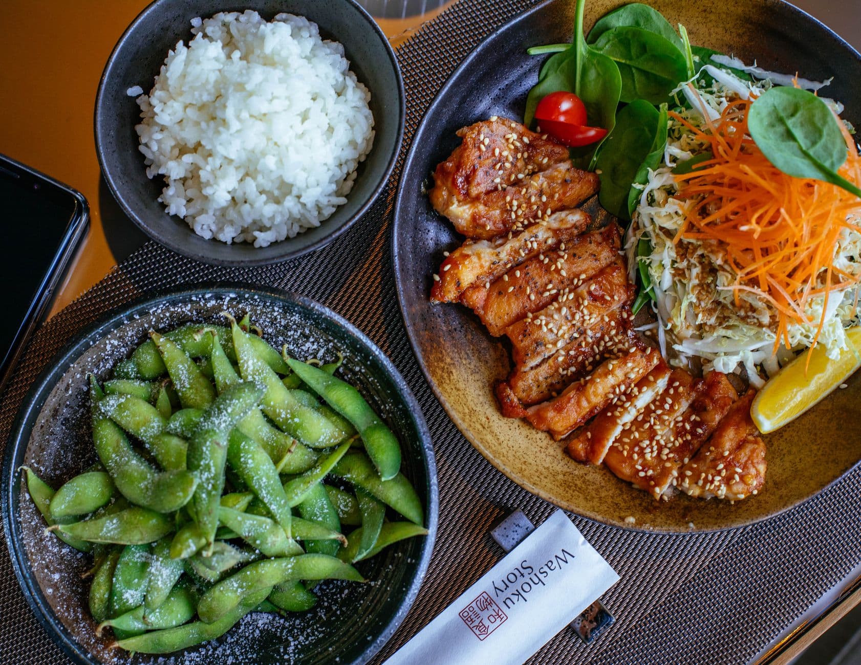Turkey Brown Rice Edamame Skillet prepared and served as the finished dish