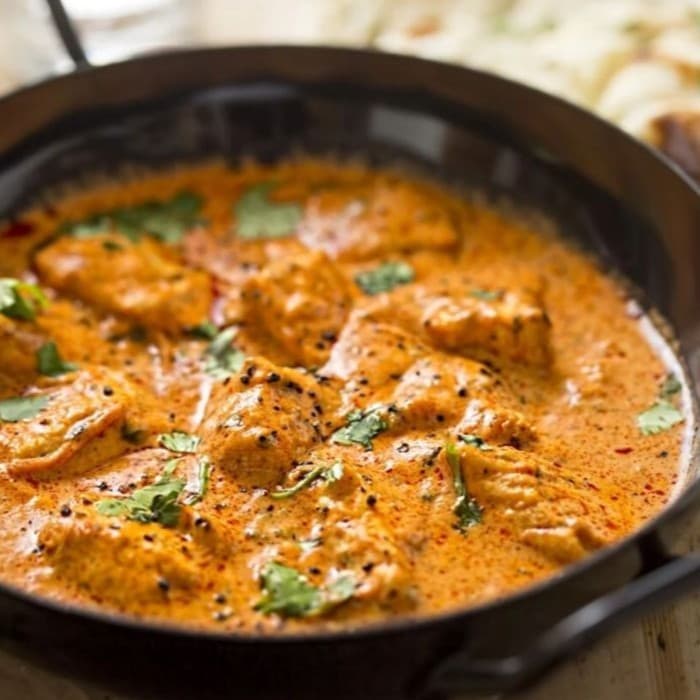 Kenyan Beef Curry prepared and served as the finished dish